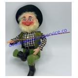 Vintage Hillbilly Fishing Doll (11")