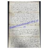 1791 Nathaniel Adams Justice of Peace Piece