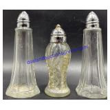 Glass Salt + Pepper Shakers