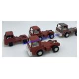 Lot of (4) Vintage Tonka Semi Cabs