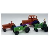 Lot of (4) Plastic Tractors