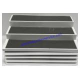 Lot of (5) Table Display Shelves (14 x 9 x 4)