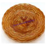 Imperial Grape Carnival Glass Plate (7")