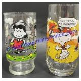 Pair of Peanuts Collector Glasses