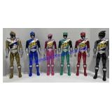 Set of Six Dino Charged Power Rangers