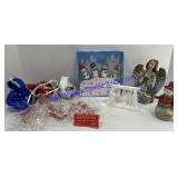 Flat of Misc Christmas Decor & Figurines
