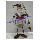 Candle Stand Santa