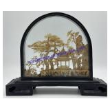 Oriental Carved Shadow Box (10 x 11)