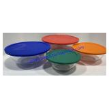 Nesting Pyrex Storage Bowls W/ Lids