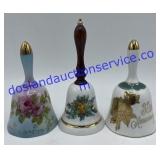 Decorative Bells - 35th Anniversary , Floral ,