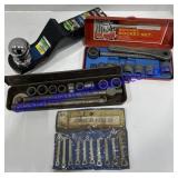 Wrench Set , Ratchet Socket Set , 2" Ball Hitch &