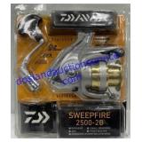 SweepFire 2500-2B Fishing Reel Digigear-Brand New