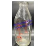 Dairy Maid One Quart Glass Milk Jug