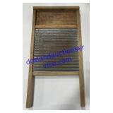 Vintage Silver Meadows Washboard