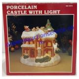 Porcelain Castle With Light