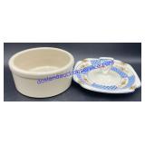 Pottery Bowl & Decorative Snack Tray