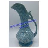 McCoy Decorative Grape Vine Pottery Pitcher (9.5")