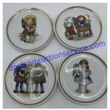 (4) The Berta Hummel Museum Miniature Plate