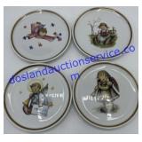 (4) The Berta Hummel Museum Miniature Plate
