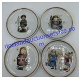 (4) The Berta Hummel Museum Miniature Plate