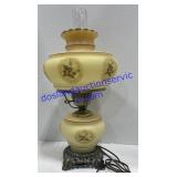 Vintage Hurricane Lamp 22" Tall