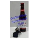 Budweiser Light Up Blue Tooth Speaker Bottle