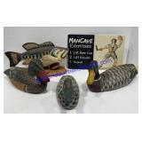 Wooden Ducks, Fish & ManCave Sign