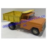 Vintage Tonka Orange & Yellow Steel Dump Truck
