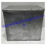 Vintage Wagon Wheel Dairy Cooler