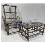 Brent Twig Heart Chair & Table