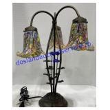 Lamp Leaf Stand - Millefiori Style Shades (One is