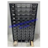 Wards Powr -Kraft Metal Storage Bin Steel Cabinet