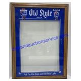 Old Style Light Beer Advertising Sign 31"x23"