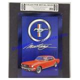 Collector Metal Mustang Sign 20"x16"