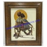 Normal Rockwell Print Picture 19"x16"