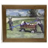 "You Pushing Or Pulling Print" (21 x 17)