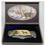 Buck Collectors Pocket Knife In Decorative Box
