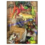 Flat of Misc Toys Dinosaurs , Ninja Turtle ,Horse