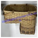 Step Wicker Basket