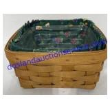 Longaberger Basket 7"x7"x4"