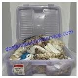 Rubbermaid Container W/ Misc Doilies