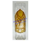 Bohemian Lead Crystal Vase (10")