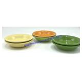 Lot of (6) Small Fiesta Bowls (5" Diameter)