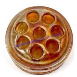 Vintage Carnival Glass Flower Frog