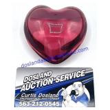 Glass Baccarat Heart