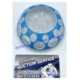 Glass Astronauts Paperweight