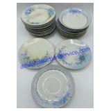 Set of 19 Bavaria Saucers/Plates