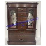 Wooden Jewelry Box 20" Tall x 15" Wide