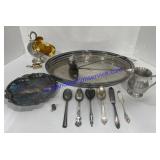 Sugar Scuttle (Raimond Silver ) Serving Tray ,