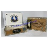 2 White Owl Cigar Boxes